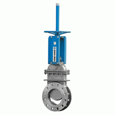 Unidirectional special design cast body and bonnet full flange high pressure knife gate valve