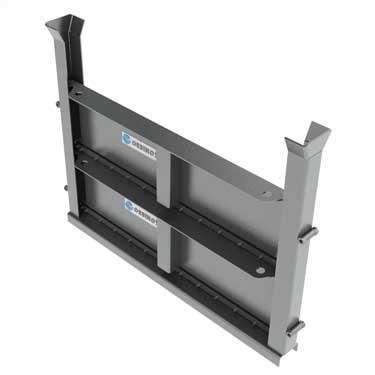 Three-side sealing flush bottom multiple log stainless steel stop log penstock with no actuator for open channels